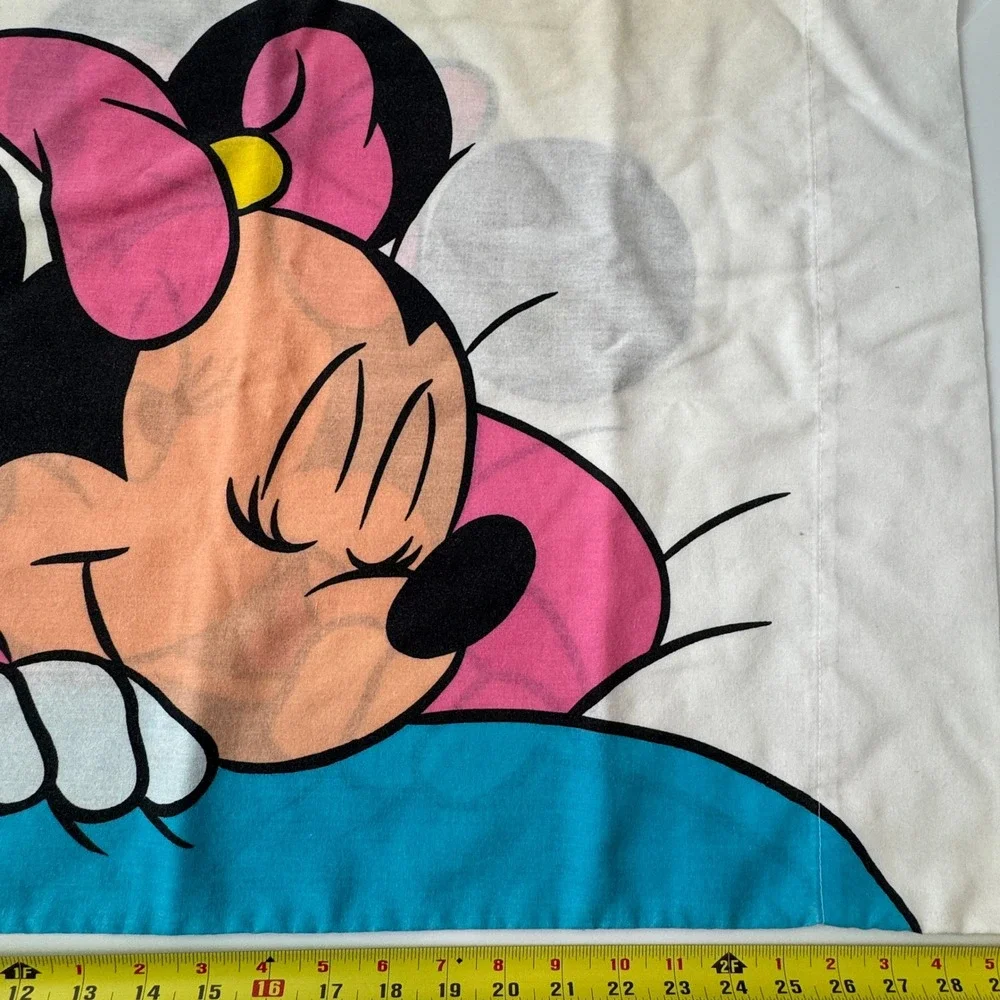 Vintage Disney Minnie Mouse Pillowcase Cartoon Character Pillow Case Single‎